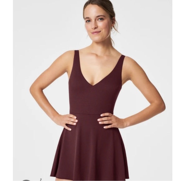 SPANX  Fit and Flare V-Neck One Piece swim dress size 3X - Picture 1 of 8